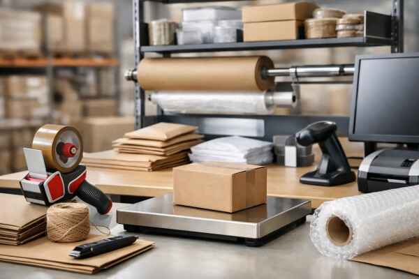 Packtisch Zubehör für effizientere Versandabläufe - 