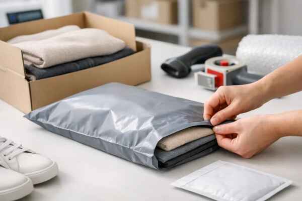 Retouren sicher mit Versandbeuteln verpacken - 