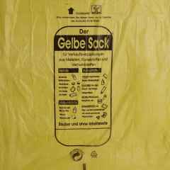 13 x HDPE gelbe Säcke Recycling Müllsäcke 90L (1 Rolle)