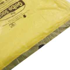 13 x HDPE gelbe Säcke Recycling Müllsäcke 90L (1 Rolle)