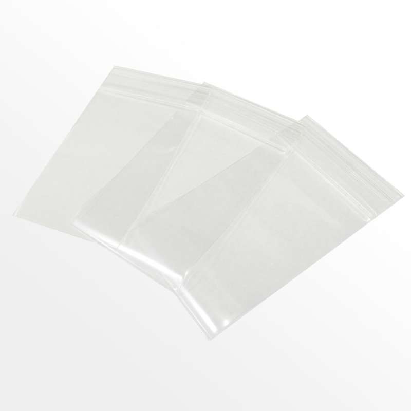 1000 Tüten Tütchen Plastikbeutel transparent Druckverschlussbeutel 70x100mm 90mµ 