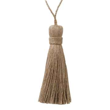 Dekoanhänger Baumwolle natur 14cm braun