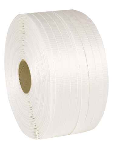 PE Umreifungsband 19 mm x 600m 550kg weiss