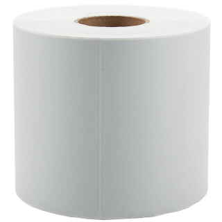 Thermopapier Klebeetiketten 60 x 40 mm (1000 Etiketten pro Rolle) weiß