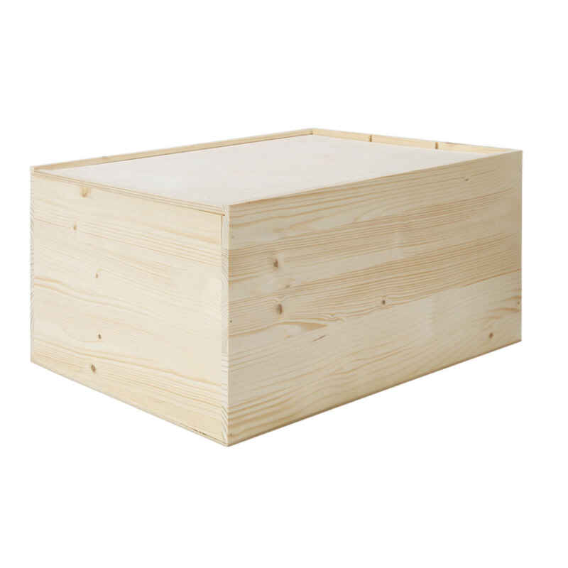 Holzkiste 6er SCHIEBEDECKEL - 365 x 260 x 190 mm