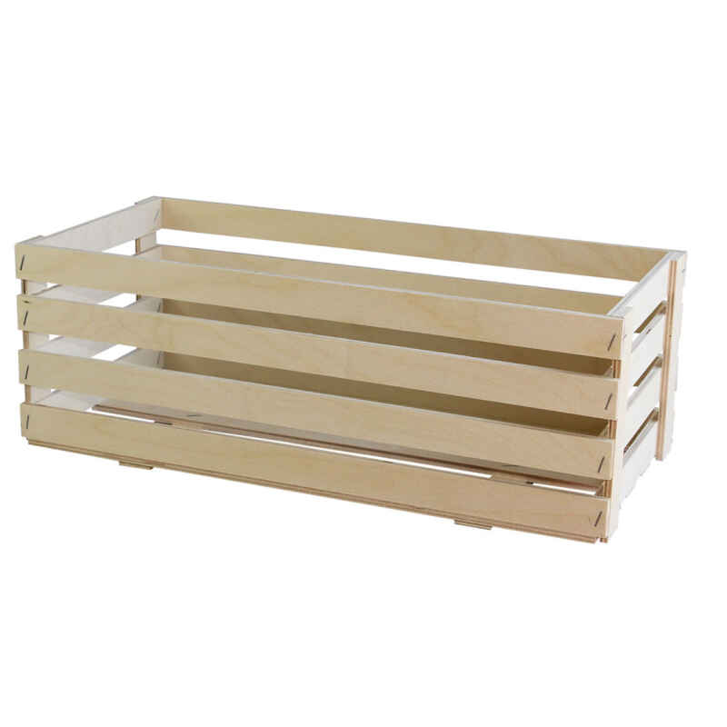 Holzsteigen 6x0,75 l Standard - 430 x 190 x 150 mm