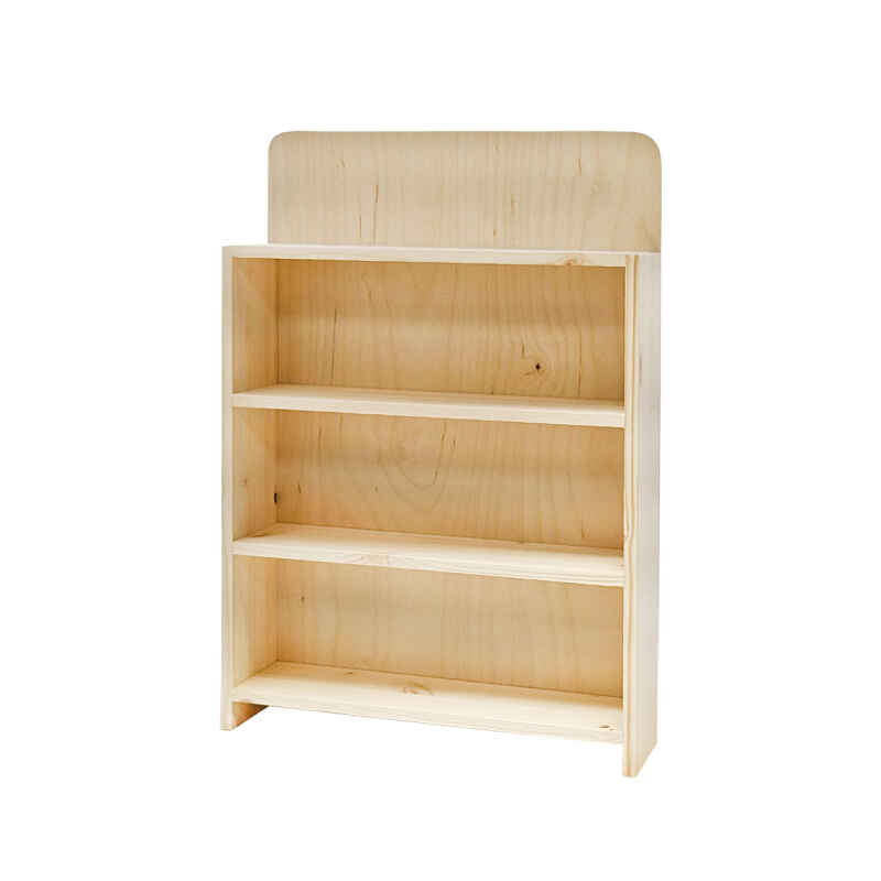 Holz-Display Delikatessen - 260 x 80 x 402mm