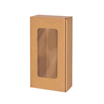 25 Stk Präsentkarton 2er Pure Natur mit Fenster -...