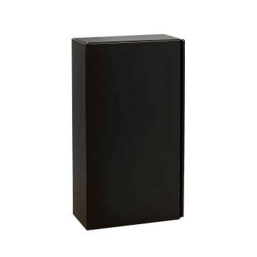 25 Stk Präsentkarton 2er Fibra Schwarz - 360 x 192 x...
