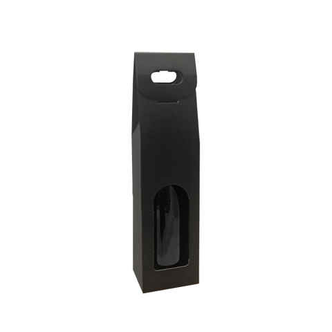 50 Stk Tragekarton 1er Fibra Schwarz - 90 x 90 x 385 mm