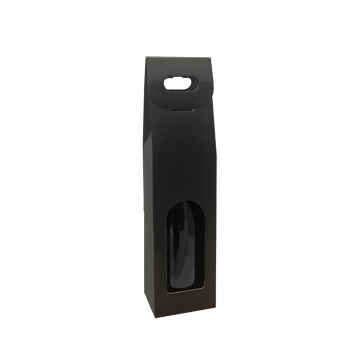 50 Stk Tragekarton 1er Fibra Schwarz - 90 x 90 x 385 mm
