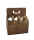 100 Stk Tragekarton 6er HOLZOPTIK Bier/Mixgetränke 0,33l/0,5l - 212 x 141 x 226 mm