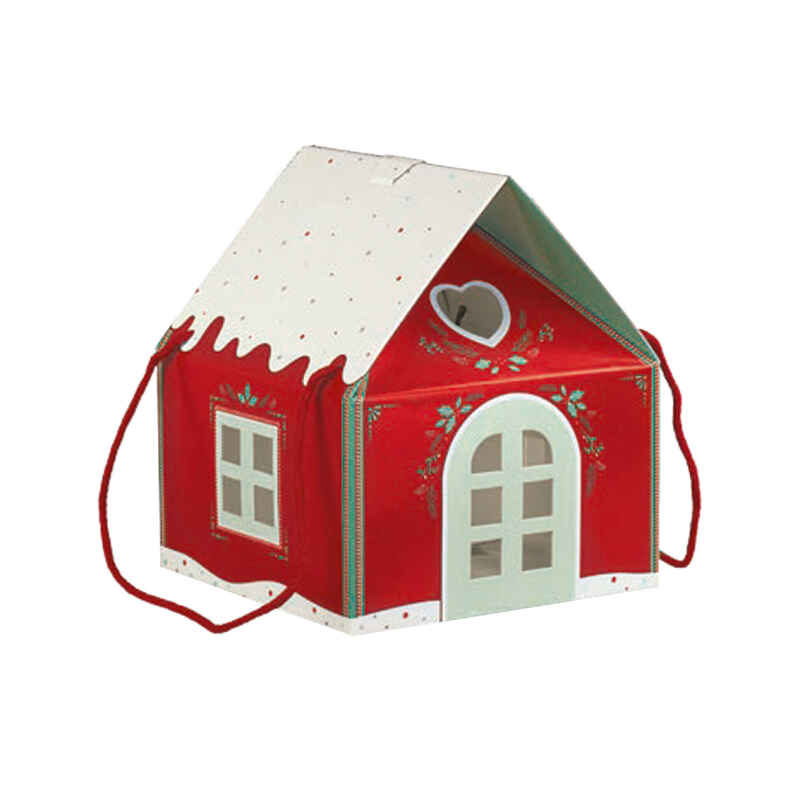 30 Stk Geschenkbox Red Little House groß - 245 x 245 x 150 mm