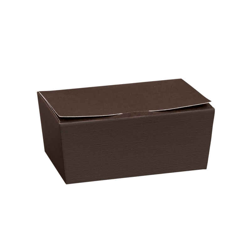 100 Stk Confiserie Box Fibra Marrone mittel - 155x100x70mm