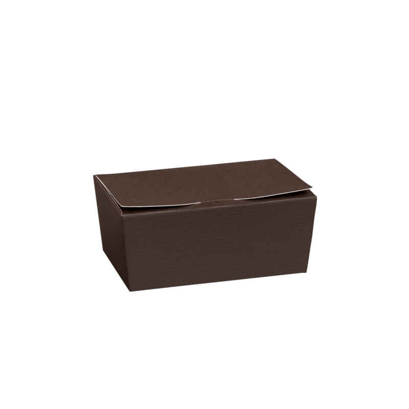 100 Stk Confiserie Box Fibra Marrone klein - 125x80x55mm