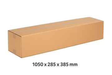Faltkarton zweiwellig - 1050x285x385mm