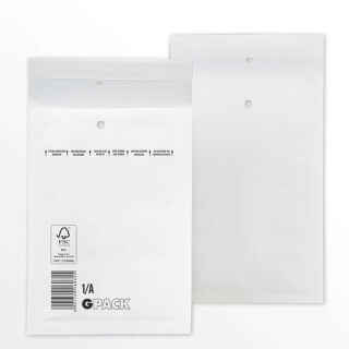 200 x Luftpolstertaschen Größe A/1 (130 x 170 mm) DIN A6 - Weiss
