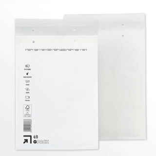 100 x Luftpolstertaschen Größe D/4 (200 x 270 mm) DIN B5 / C5+ - Weiss