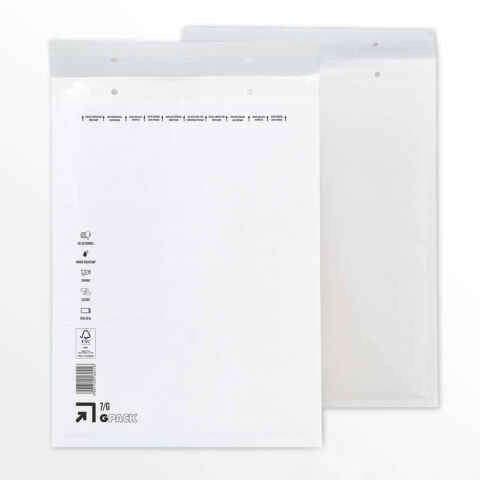 100 x Luftpolstertaschen Größe G/7 (250 x 340 mm) DIN A4+ C4 - Weiss