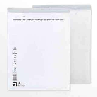 100 x Luftpolstertaschen Größe H/8 (290 x 370 mm) DIN B4 - Weiss