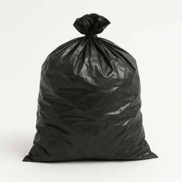 20 x LDPE schwarze Müllsäcke Beutel Abfallsäcke 240l 23my