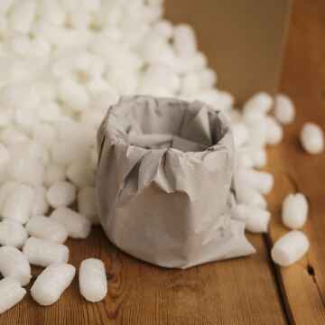 500L BIO green Verpackungschips Packpolster Füllmaterial Polsterchips Füllchips | Hansepack24