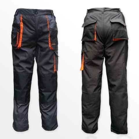 Arbeitshose Bundhose graphit/orange (Gr. 46-64 EU) 62