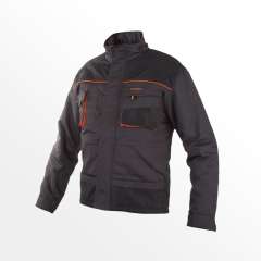 Arbeitsjacke Jacke graphit / orange 270g (Gr. 46-60 EU)