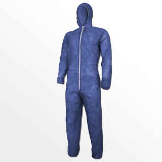 Arbeitsoverall Einweg Overall Schutzanzug Maleranzug PSA KAT I blau XL
